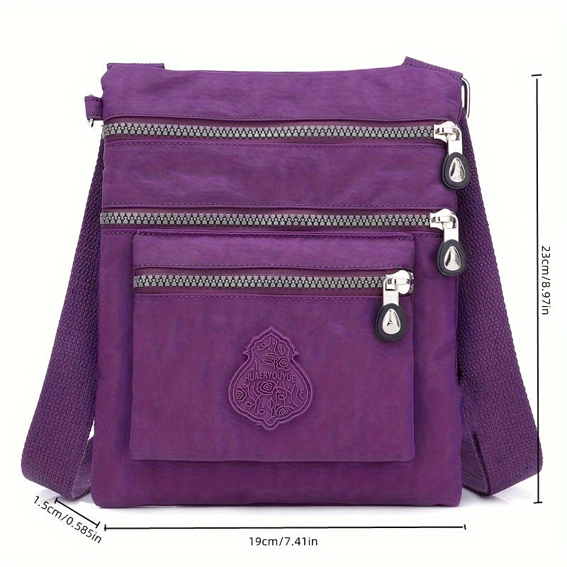 [Women's Small Bag] Women's Casual Lightweight Travel Small Bag - Close-Fitting Coin Purse - Nylon Cloth Small Bag