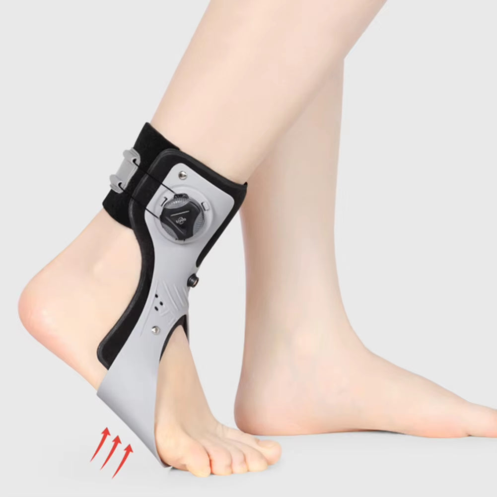 Ankle Joint Foot Orthosis Foot Drop Support Brace Weightlight Easy Wearing Adjustable Tightness Improve Foot Drop for Paralysis