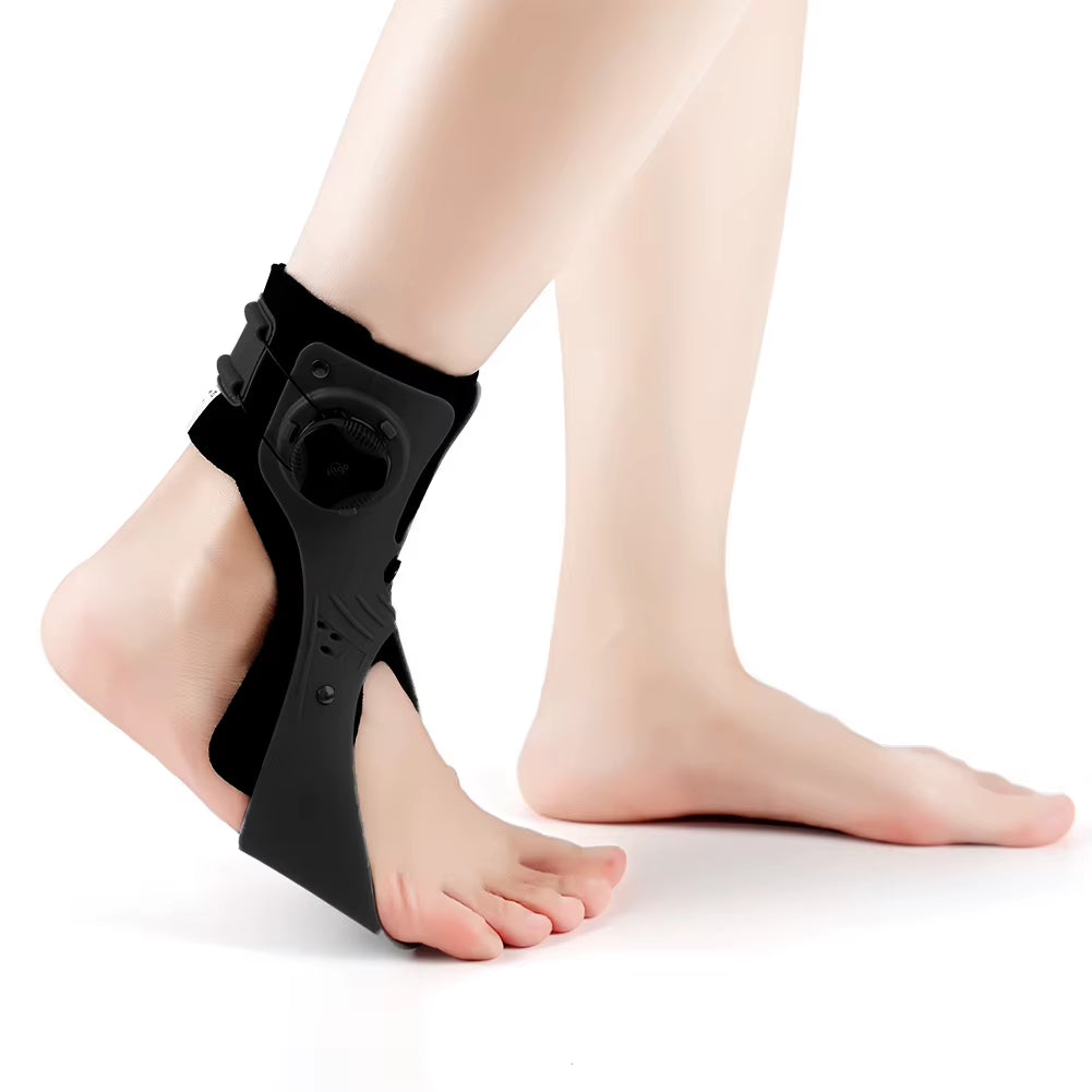 Ankle Joint Foot Orthosis Foot Drop Support Brace Weightlight Easy Wearing Adjustable Tightness Improve Foot Drop for Paralysis