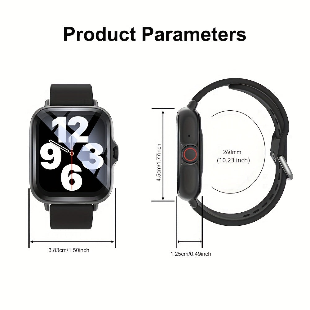 Smart Watch For Men And Women Wireless Calling Dial, Heart Rate Monitor, Multi-Sport Mode Sports Watches, Custom Wallpaper, Activity Monitoring, For IOS/Andriod