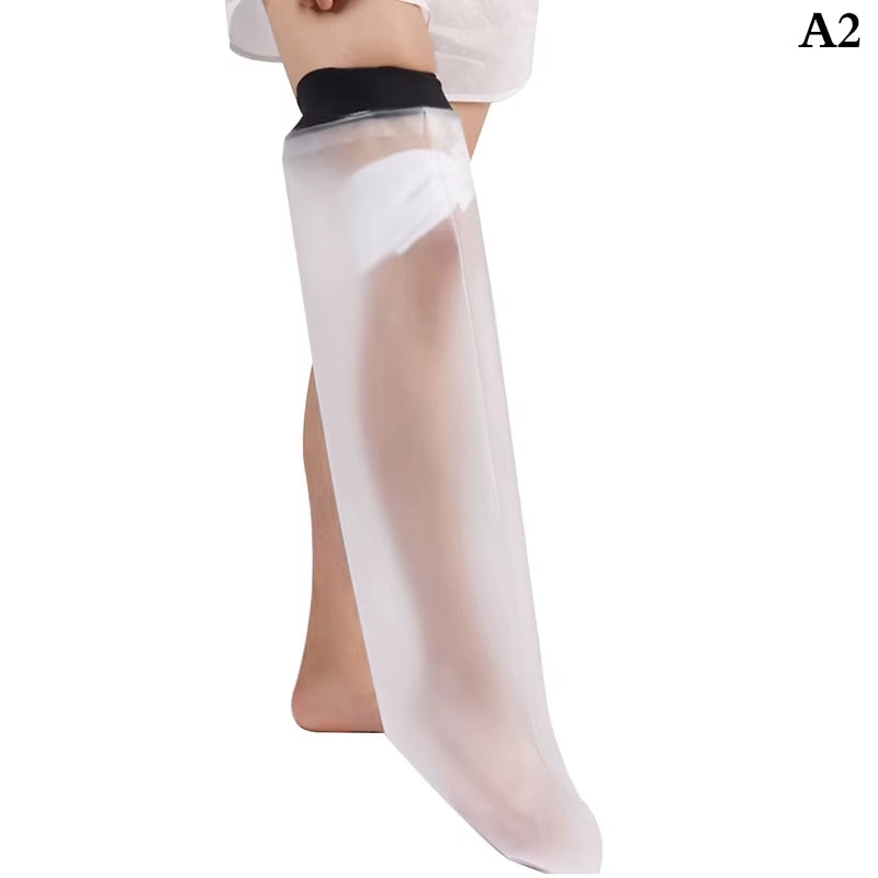 Blue Shower Cover Adult Waterproof Sealed Cast Bandage Protector Wound Fracture Leg Foot Arm Palm Bath Protective Ring Sleeve