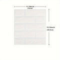 100pcs DIY 3D Wall Sticker Wallpaper, Wall Panel With Knife Foam Soft Brick Self Adhesive Waterproof Mould Proof Room Home Living Room Bahtroom Kitchen Bedding Room Decoration