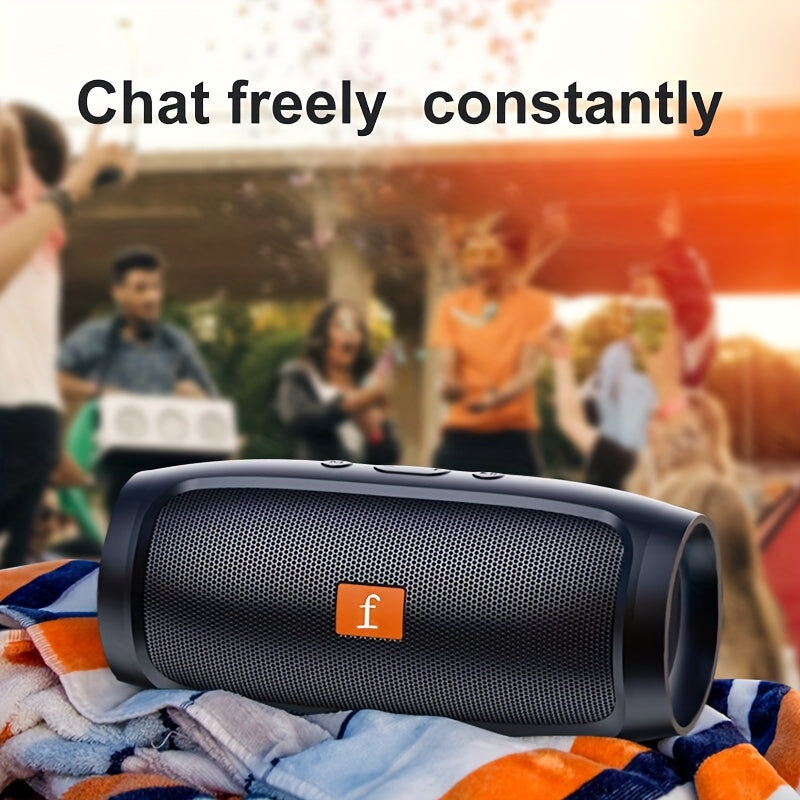 Wireless Speaker Dual-channel Subwoofer Easy to Carry Listening and Dancing Multi-color