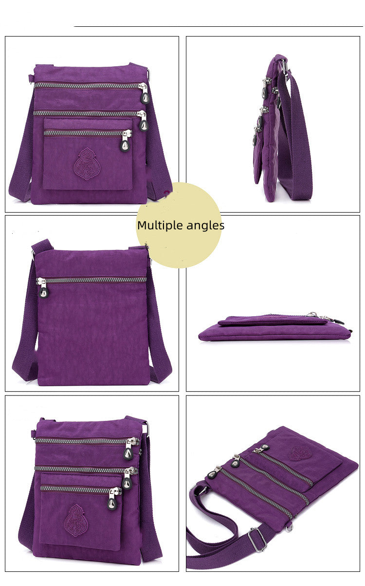 [Women's Small Bag] Women's Casual Lightweight Travel Small Bag - Close-Fitting Coin Purse - Nylon Cloth Small Bag