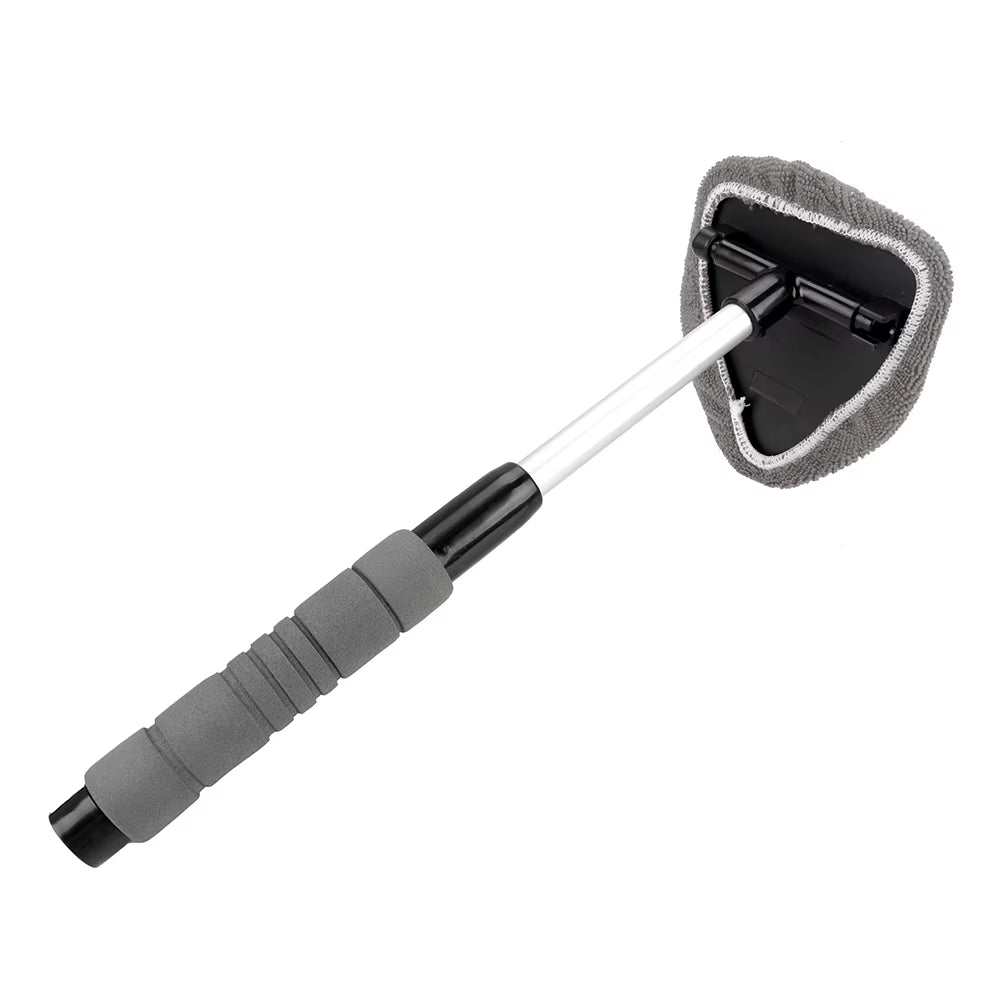 Window Scraping Mist Eliminator Microfiber Car Window Cleaner Telescopic Window Glass Cleaner Car Windshield Cleaning Brush