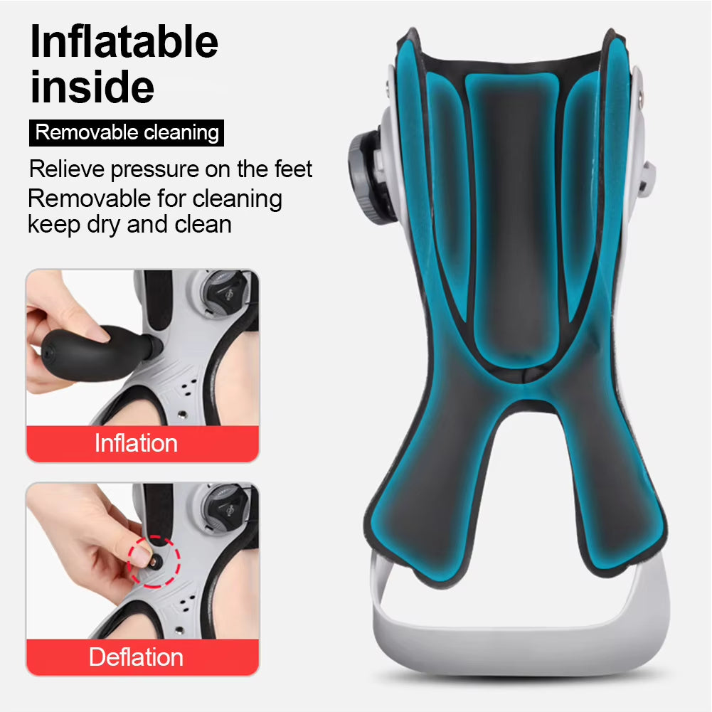 Ankle Joint Foot Orthosis Foot Drop Support Brace Weightlight Easy Wearing Adjustable Tightness Improve Foot Drop for Paralysis