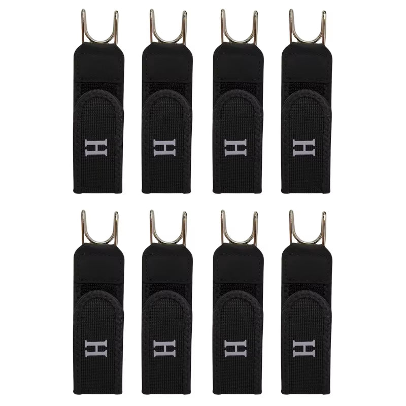 New Unisex Buckleless Belt Hook Adjustable Comfortable Elastic Velcro Waist Belt for Outdoor Work Daily Carry 1/2/4/8/20Pcs