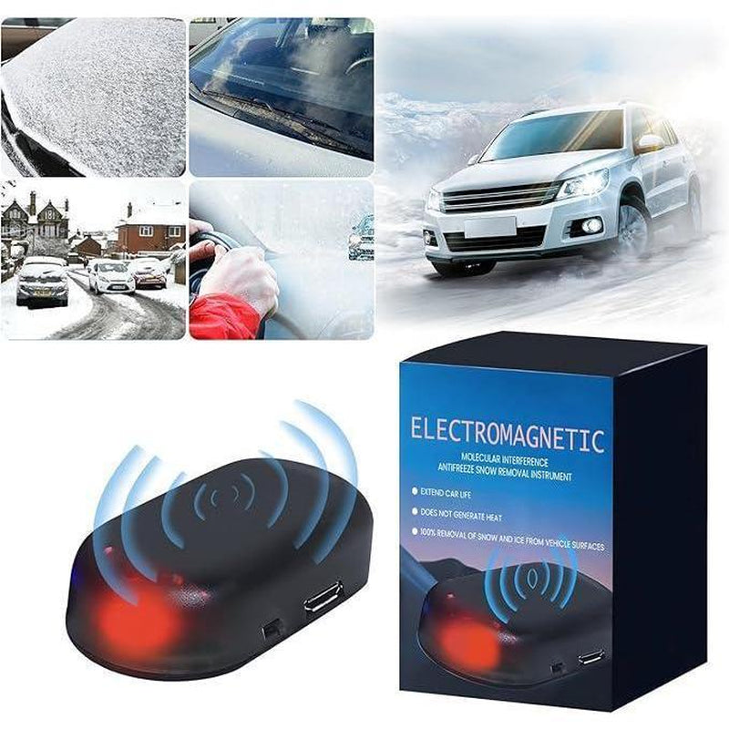 Electromagnetic Car Snow & Ice Remover Antifreeze Instrument Automatic Winter Windshield Defroster for Outdoor Parking Effortless Defrosting Winter Essential