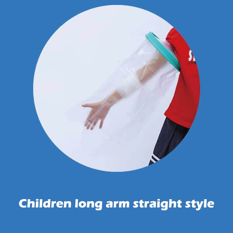 Blue Shower Cover Adult Waterproof Sealed Cast Bandage Protector Wound Fracture Leg Foot Arm Palm Bath Protective Ring Sleeve