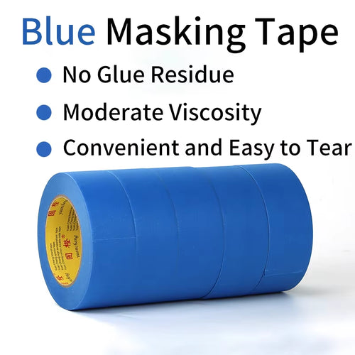 3 Roll/Set Paint Tape Multi-Surface Masking Easy Removal Paint Tape Security Wall Painting Crafts Art Construction Home 20M/Roll