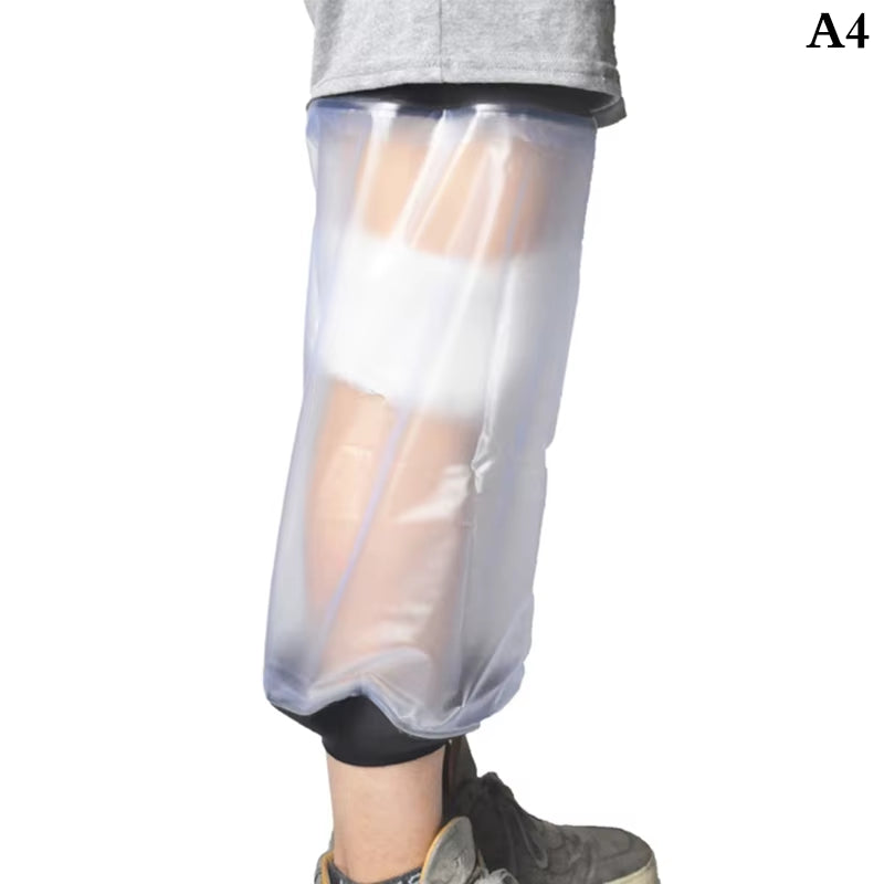 Blue Shower Cover Adult Waterproof Sealed Cast Bandage Protector Wound Fracture Leg Foot Arm Palm Bath Protective Ring Sleeve