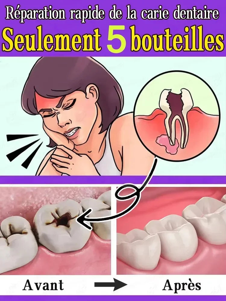 Repair gums, relieve gum recession, whiten teeth, remove yellow plaque and cavities toothpaste