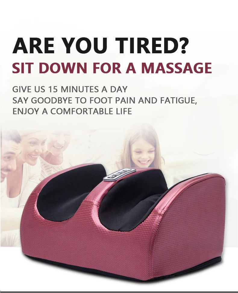 Foot massage machine Foot kneading foot leg massager electric heating home leg machine Christmas gifts, Valentine's Day gifts, M