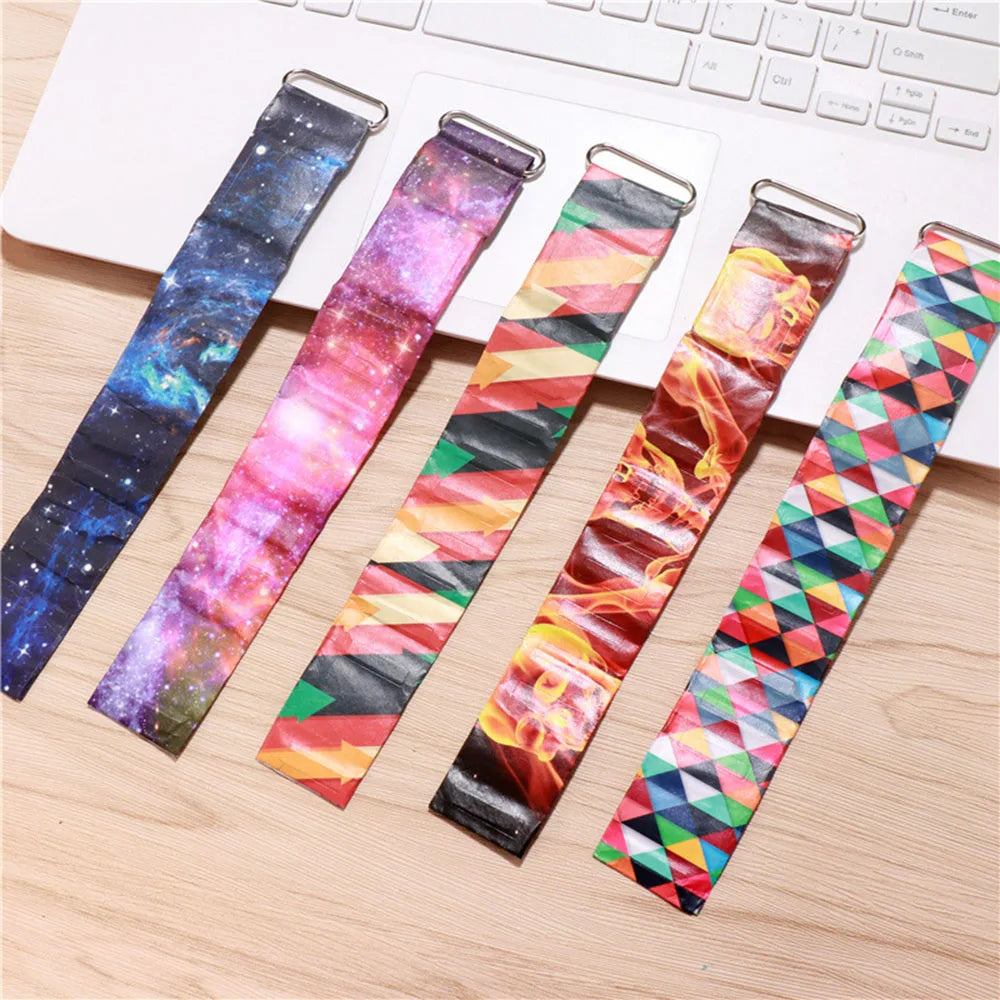 Square Pattern Paper Electronic Watch Durable LED Digital Watch Digital Display Waterproof Paper Women's Valentine's Day Gift