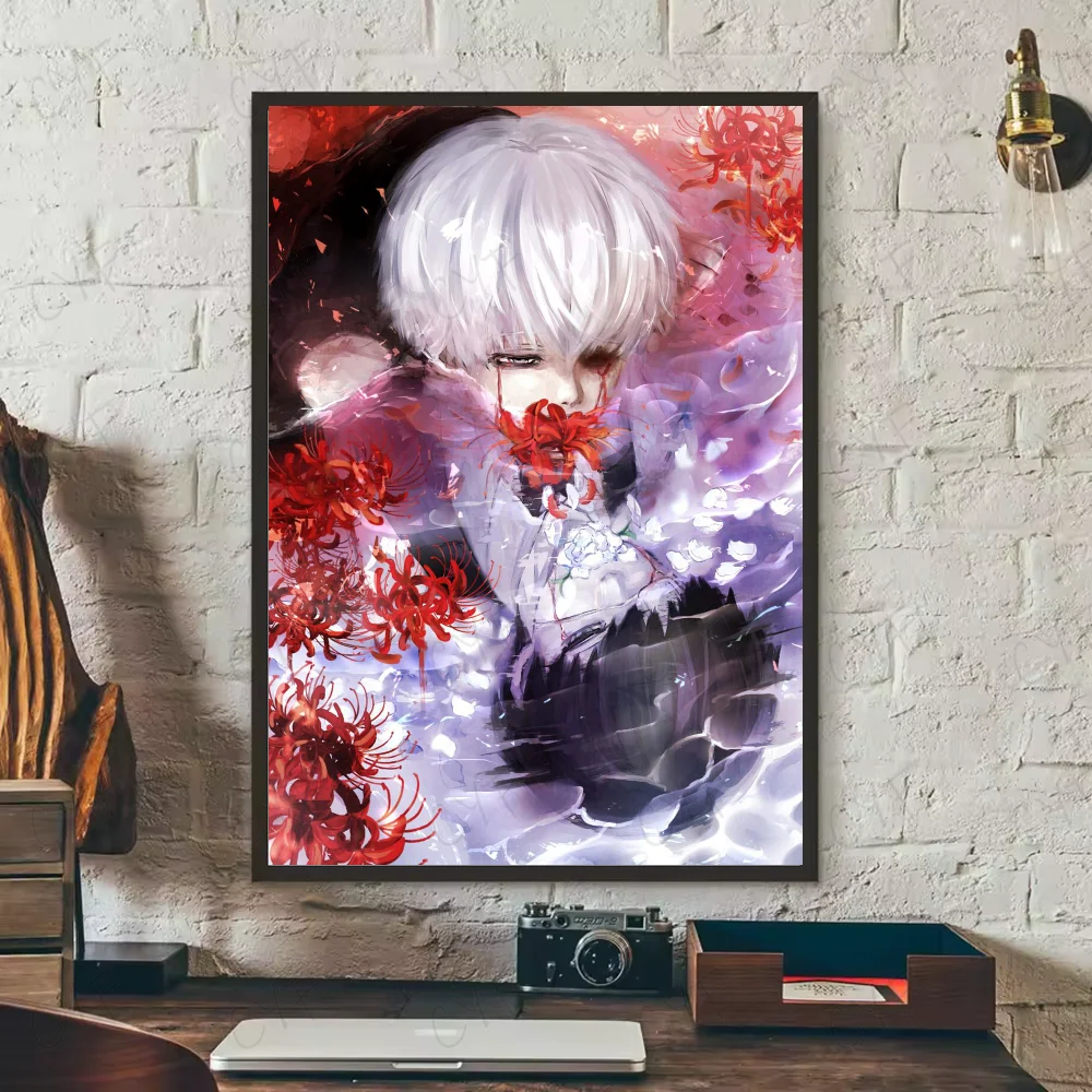 Anime Tokyo Ghoul Poster HD art sticky wall waterproof home living room bedroom bar aesthetic decoration
