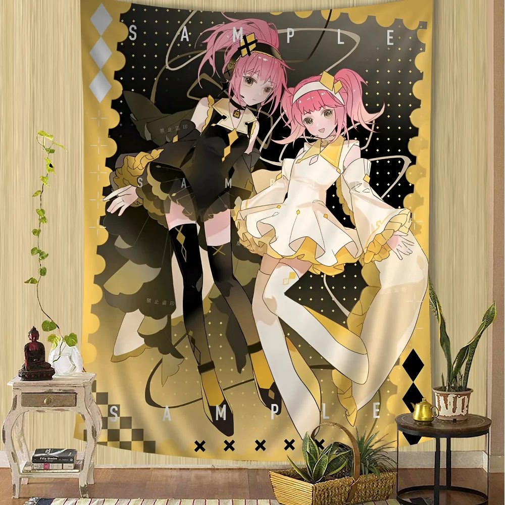 Shugo Chara Japan Cartoon Tapestry Art Science Fiction Room Home Decor Wall Hanging Home Decor