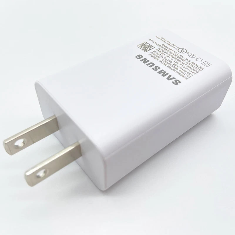 Samsung Fast Charger PD 15W Type C Adapter US Charger USB-C Cable For Galaxy A13 A42 A32 M54 A14 F42 A34 Tablet A7 S6 Lite