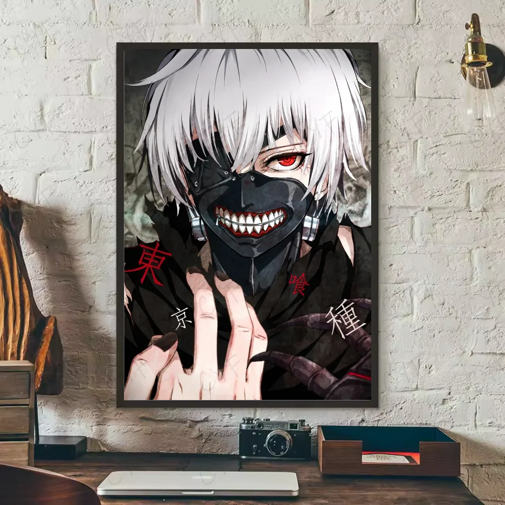 Anime Tokyo Ghoul Poster HD art sticky wall waterproof home living room bedroom bar aesthetic decoration
