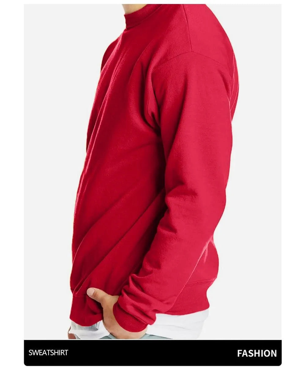 Japanese Koi Harajuku Printed Mens Sweatshirt Winter Crewneck Hoodies Street Fleece Warm Loose Streetwears Casual Men'S Clothes