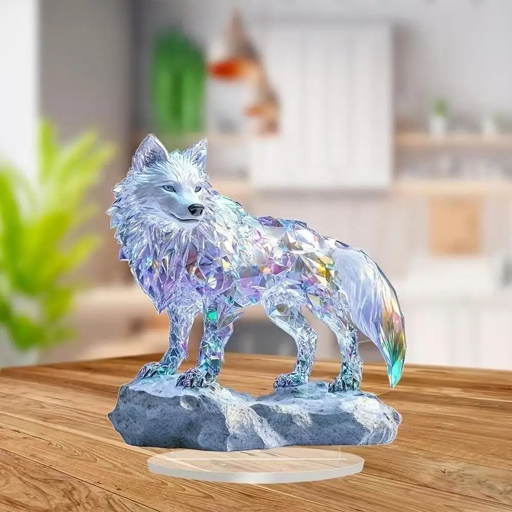 Fire Breathing Dragon Figurine Creative Fantasy Decor Miniature Acrylic Dragon Ornament High Quality Tabletop Decoration For