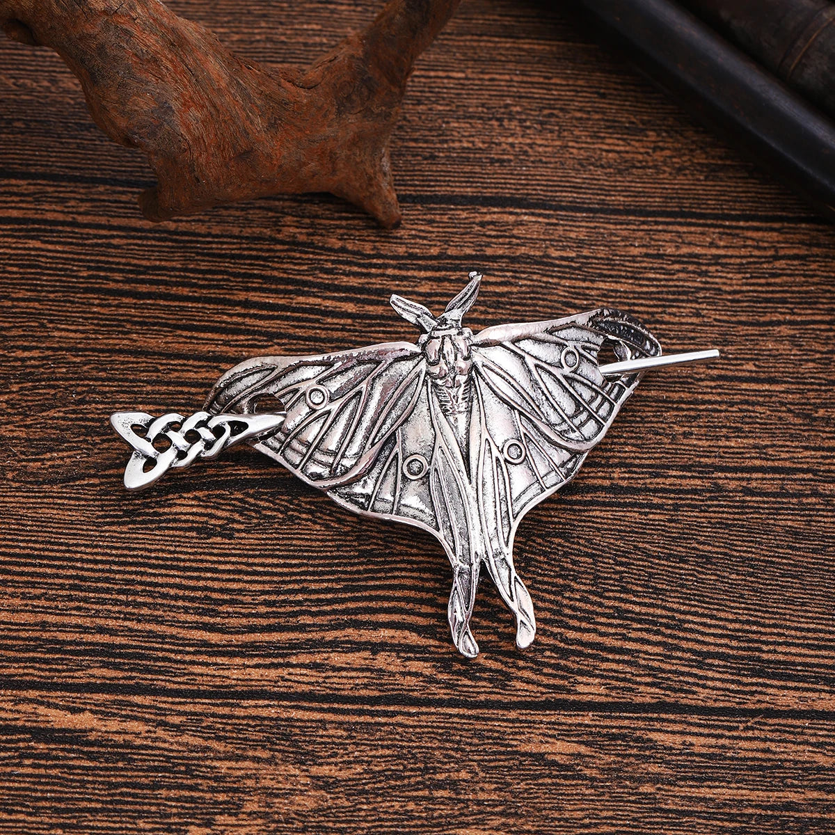 Scandinavian Viking Retro Trendy Butterfly Hairpin Headdress Celtic Knot Hairpin Hair Stick Casual Easiest for Match Party Accessories Valentine's Day Mother's Day Birthday Gift
