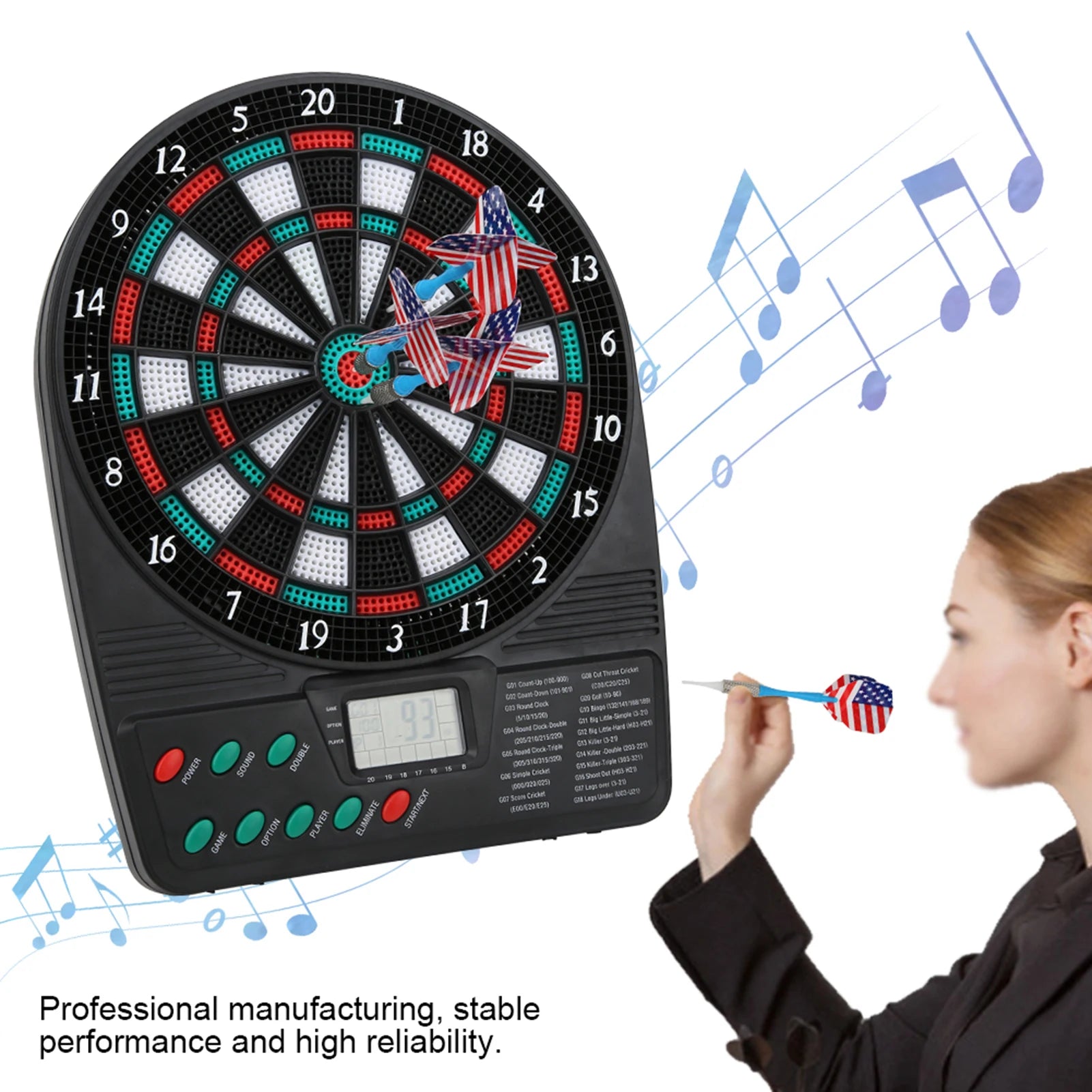 Electronic  Board Electronic  Automatic Scoring Soft  Board Set Family Leisure Target Entertainment