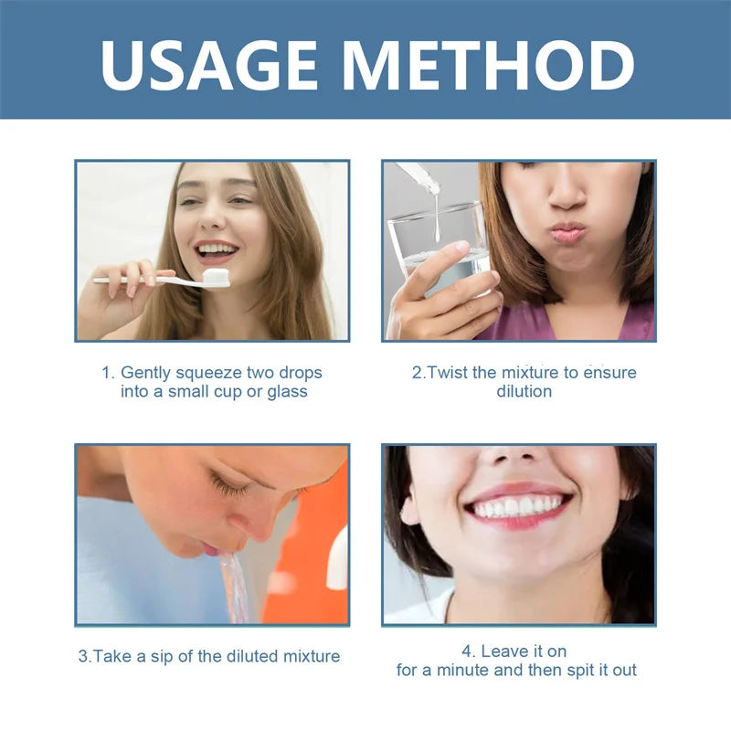 Rapid Repair Gums Serum Effectively Relieve Tooth Allergy Dental Caries Tooth Cleaning Toothpaste Relieve Tooth Damage Drops
