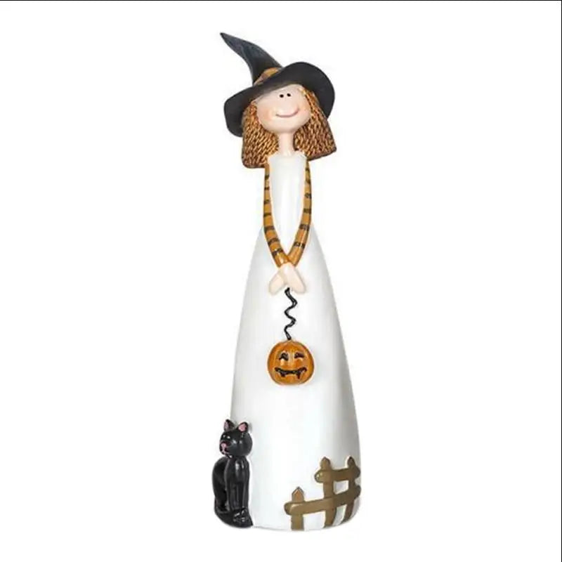 Halloween Witch Figurines And Statues Home Decor Resin Witches Cute Elf Sculpture 1 Piece Home Decor Home Decor Gifts
