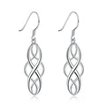 Wholesale Wedding Beautiful Charms Fashion Women Silver 925 Plated Stud Earrings Valentine's Day Gift Jewelry LE066