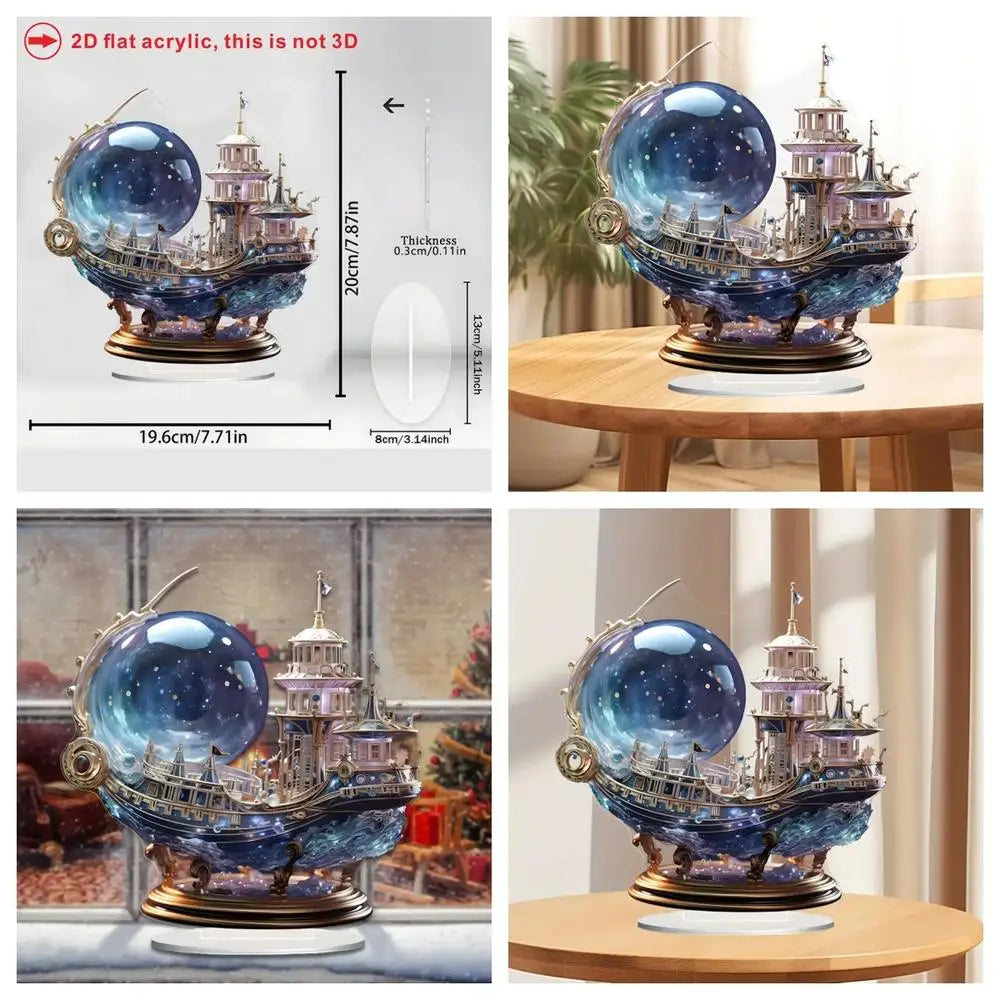 Fire Breathing Dragon Figurine Creative Fantasy Decor Miniature Acrylic Dragon Ornament High Quality Tabletop Decoration For