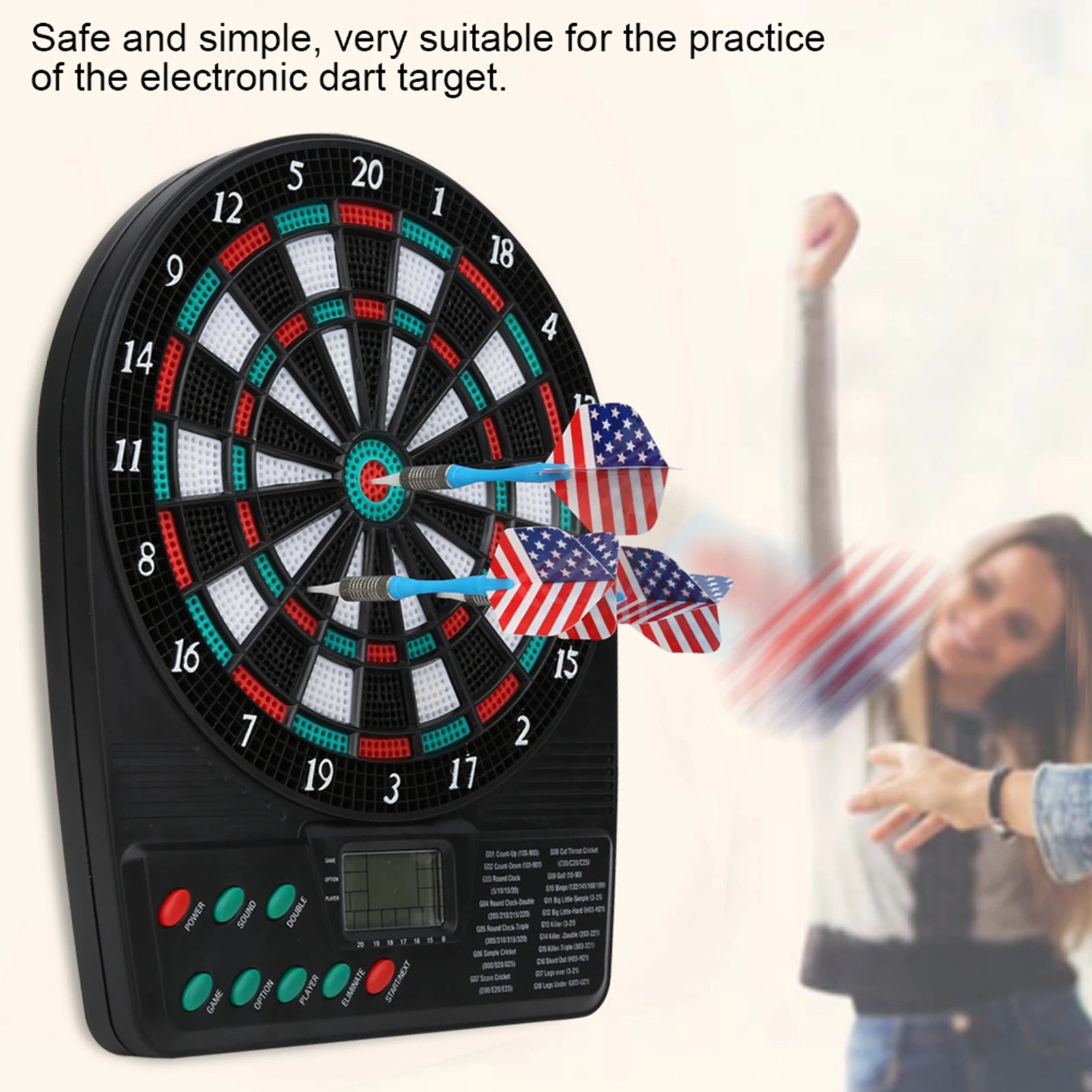 Electronic  Board Electronic  Automatic Scoring Soft  Board Set Family Leisure Target Entertainment