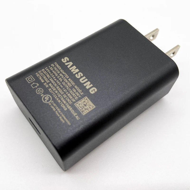 Samsung Fast Charger PD 15W Type C Adapter US Charger USB-C Cable For Galaxy A13 A42 A32 M54 A14 F42 A34 Tablet A7 S6 Lite