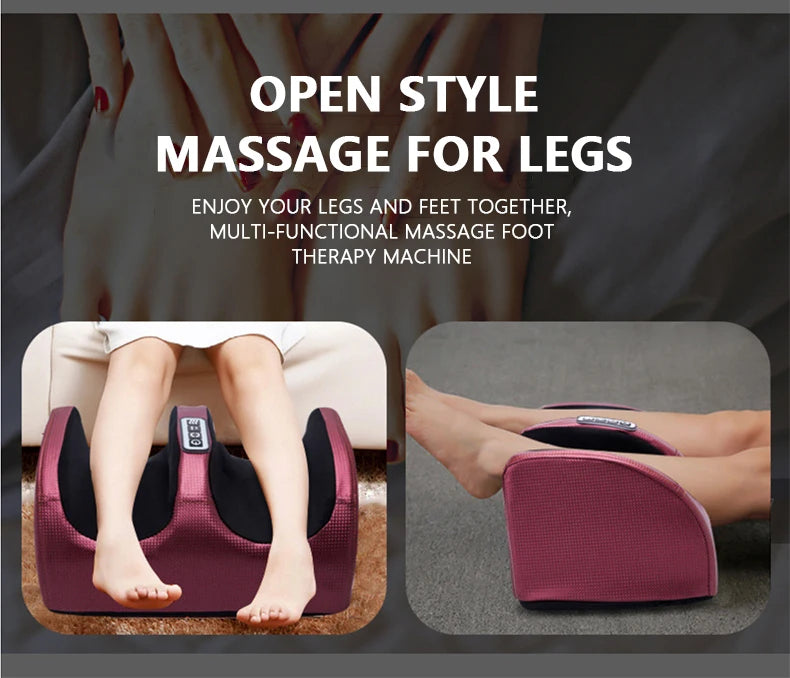 Foot massage machine Foot kneading foot leg massager electric heating home leg machine Christmas gifts, Valentine's Day gifts, M