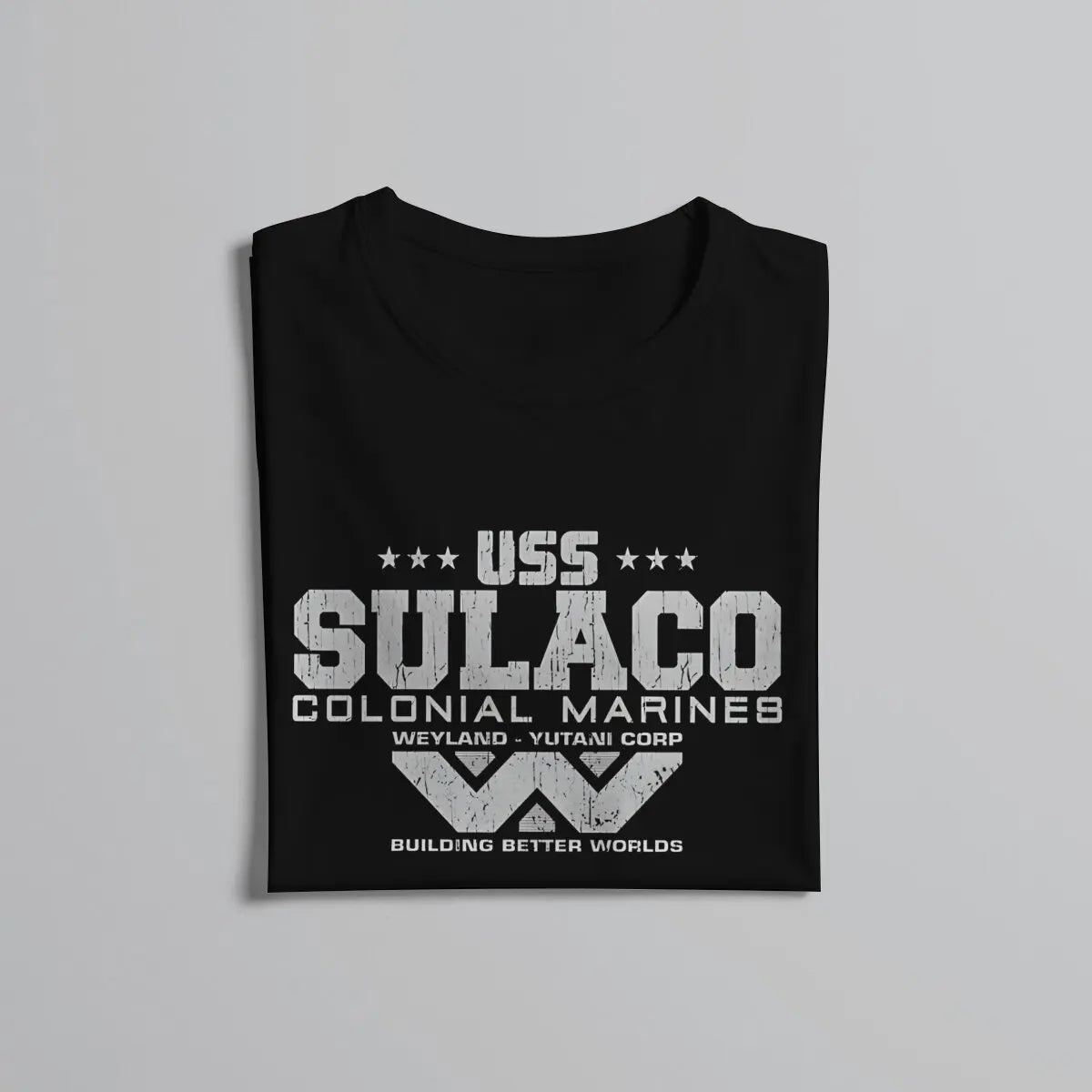 Colonial Marines USS Sulaco Tshirt Homme Men's Clothes Cotton T Shirt For Men