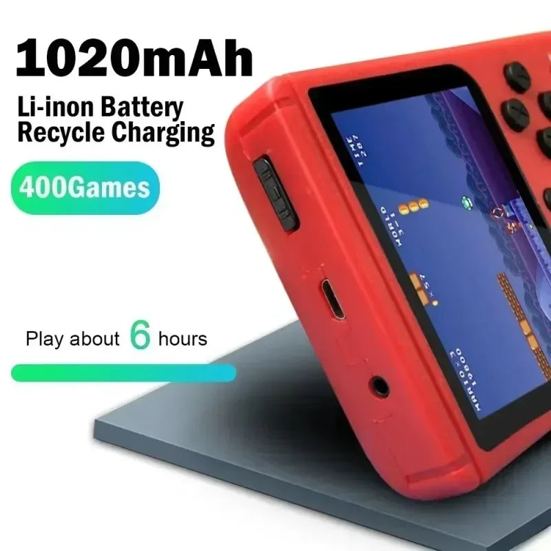 Lenovo Portable Retro Mini Game Console 8-Bit Handheld Game Player Built-in 500 Games AV Out Game Console Valentine's Day Gift