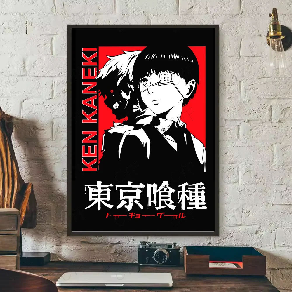 Anime Tokyo Ghoul Poster HD art sticky wall waterproof home living room bedroom bar aesthetic decoration