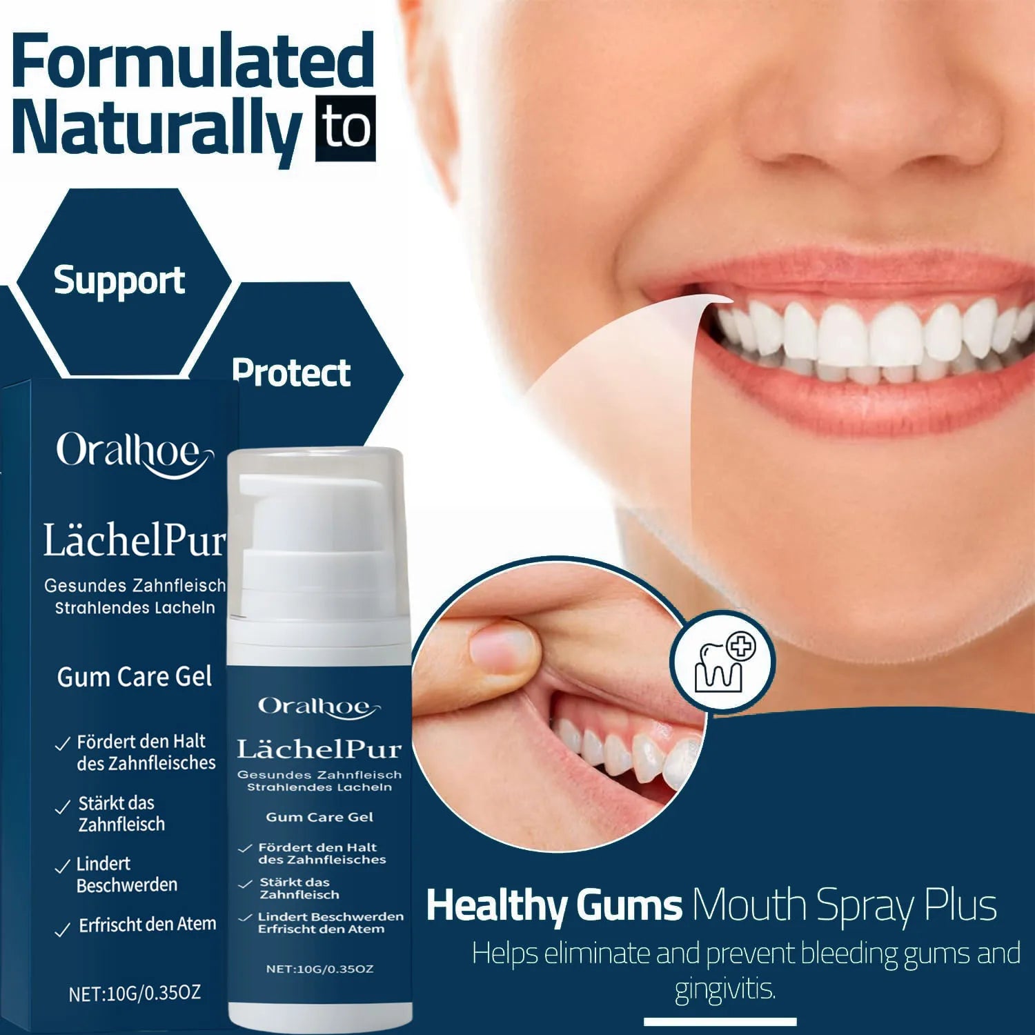Damaged Gum Repair Care Gel Relieve Sore Gums Allergy Deep Cleaning Teeth Stains Tartar Serum Dental Caries Toothpaste