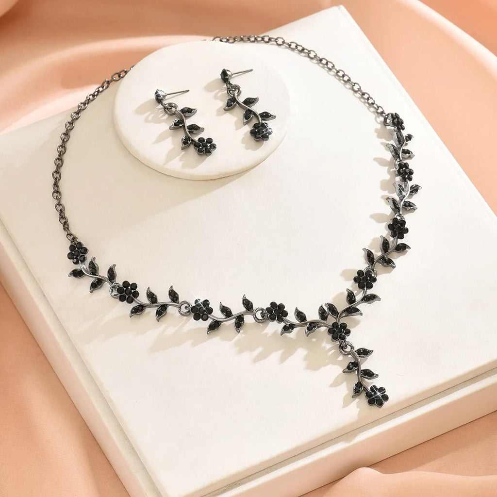 Elegant Flower Design Jewelry Set, Fashion Jewelry for Party, Daily Clothing Decor, Trendy All-match & Exquisite Jewelry