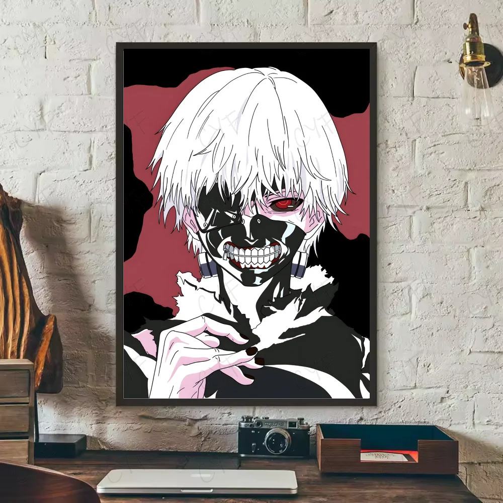Anime Tokyo Ghoul Poster HD art sticky wall waterproof home living room bedroom bar aesthetic decoration