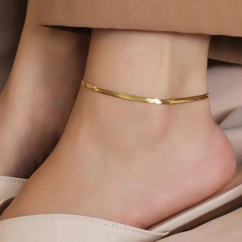 Fashionable Ankle Chain Women's Foot Jewelry Anklets Chain Jewelry Accessories Valentine's Day Anklet Gifts