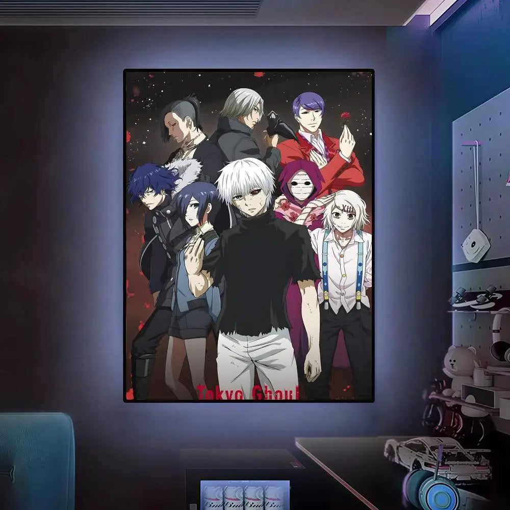 Tokyo G-Ghouls Hot Anime Poster Versatile HD Waterproof Wall Art Self-Adhesive Decor For Any Space Ideal Gift