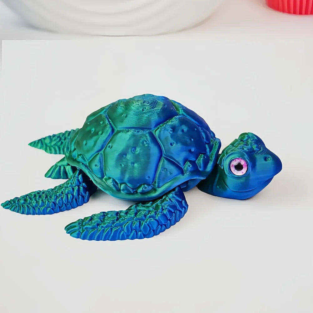 3D Printed Turtle Ornament, Home Decor Ornament Collection Hobby Halloween and Christmas Decoration, Home Decor