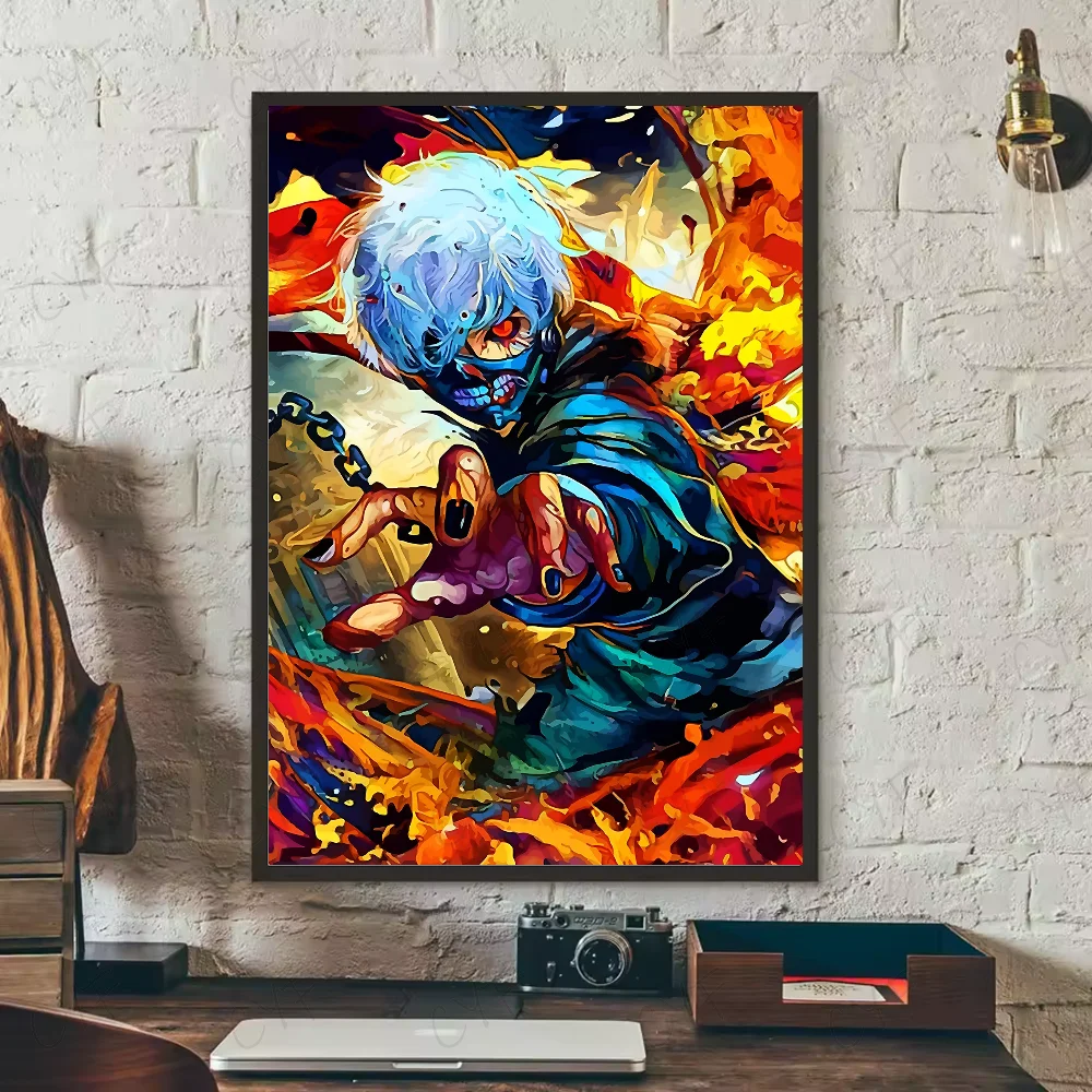 Anime Tokyo Ghoul Poster HD art sticky wall waterproof home living room bedroom bar aesthetic decoration