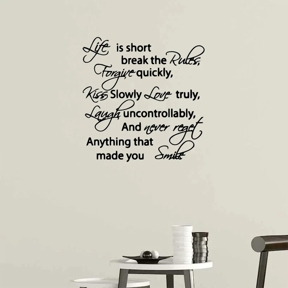 Pretty quotes Home Decor Wall Stickers For Kids Rooms Home Decor Wall Art Decal