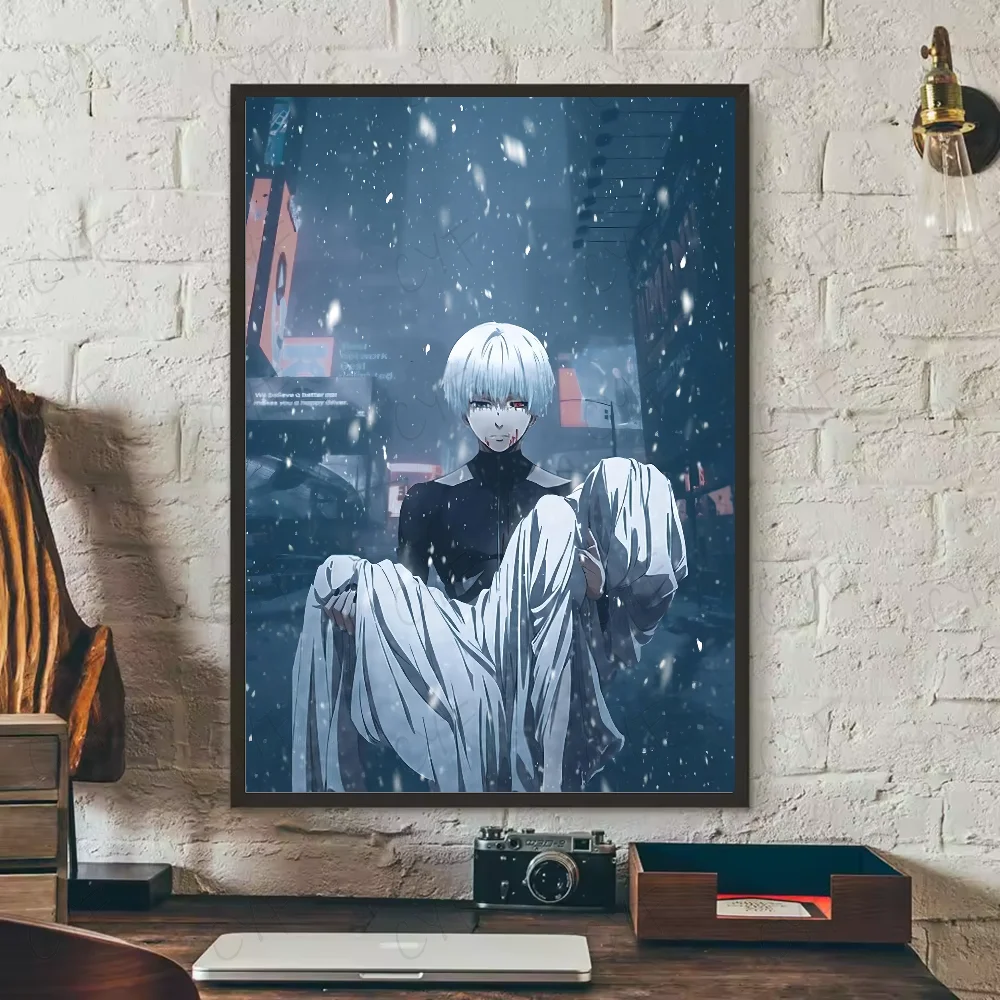 Anime Tokyo Ghoul Poster HD art sticky wall waterproof home living room bedroom bar aesthetic decoration