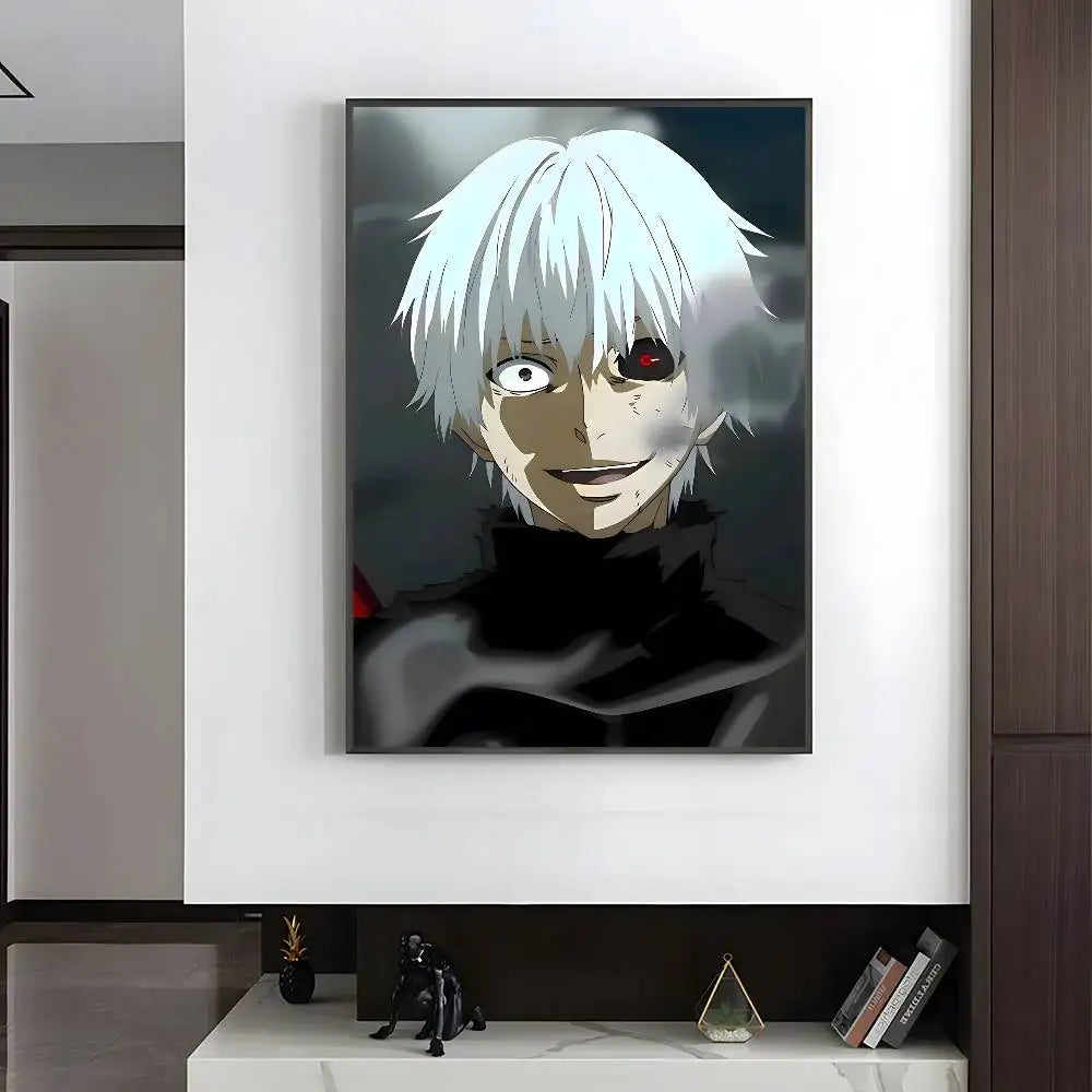 Anime T-Tokyo Ghoul Poster HD art sticky wall waterproof home living room bedroom bar aesthetic decoration