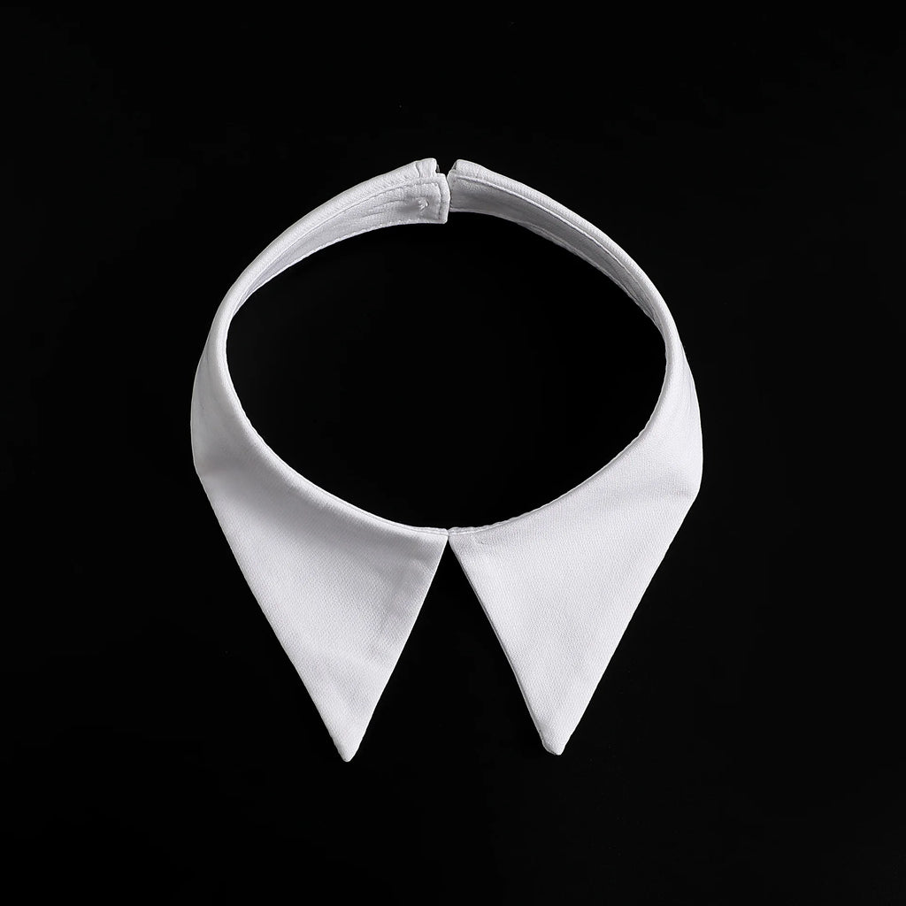 Fashionable Detachable Collar for Woman Black/White Simple Chiffon Collar Woman's Clothing Accessories