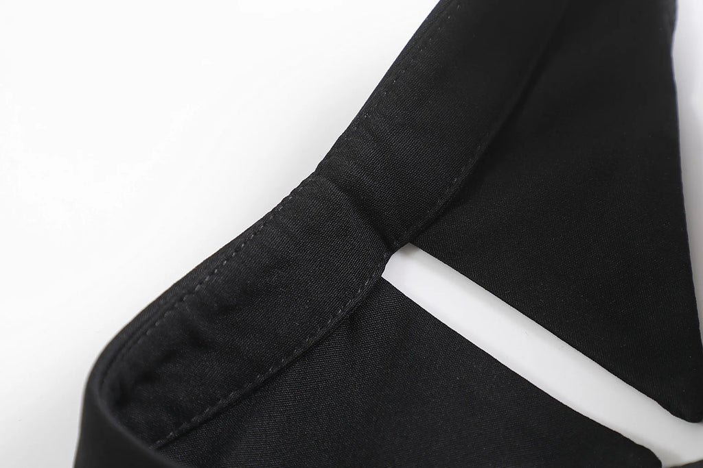 Fashionable Detachable Collar for Woman Black/White Simple Chiffon Collar Woman's Clothing Accessories