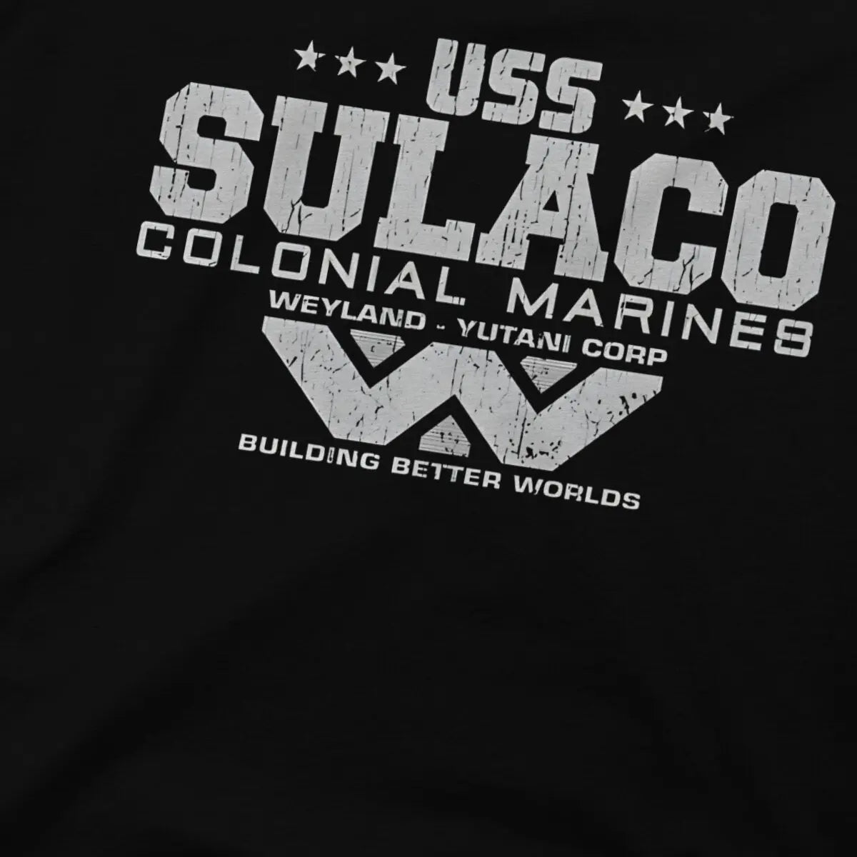 Colonial Marines USS Sulaco Tshirt Homme Men's Clothes Cotton T Shirt For Men