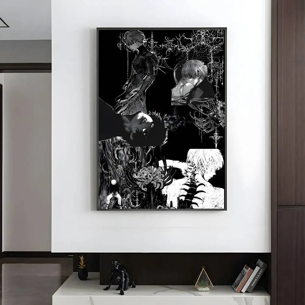 Anime T-Tokyo Ghoul Poster HD art sticky wall waterproof home living room bedroom bar aesthetic decoration